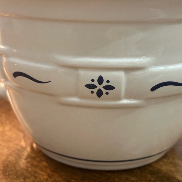 Longaberger Pottery Batter Bowl, Longaberger Pottery Mixing Bowl, Batter Bowl - Picture 2 of 7